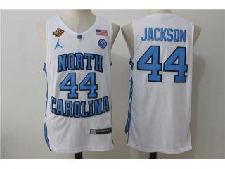 North Carolina 44 Chad Jackson Ncaa Basketball Jersey White