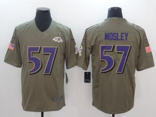 Baltimore Ravens 57 C.J. Mosley Olive Salute To Service Limited Jersey