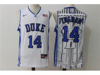 Duke Blue Devils 14 Brandon Ingram College Basketball Jersey White