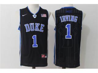 Duke Blue Devils 1 Kyrie Irving College Basketball Jersey Black