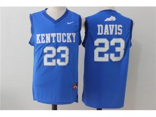 Kentucky Wildcats 23 Anthony Davis College Basketball Jersey Blue