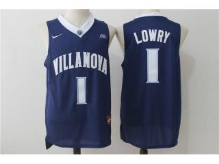 Villanova Wildcats 1 Kyle Lowry College Basketball Jersey Navy Blue