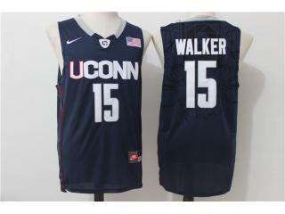 Uconn Huskies 15 Kemba Walker College Basketball Jersey Navy Blue