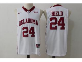 Oklahoma Sooners 24 Buddy Heild Hype College Basketball Jersey White