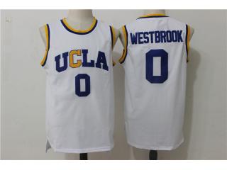 UCLA Bruins 0 Russell Westbrook College Basketball Jersey White