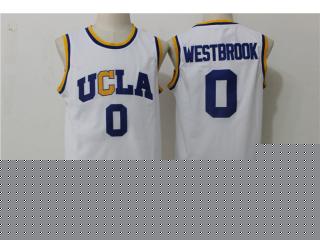 UCLA Bruins 0 Russell Westbrook College Basketball Jersey White