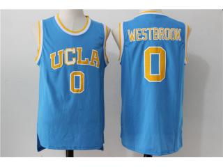 UCLA Bruins 0 Russell Westbrook College Basketball Jersey Blue