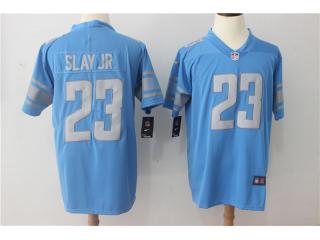 Detroit Lions 23 Darius Slay JR Football Jersey Legend Blue