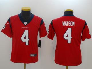 Youth Houston Texans 4 Deshaun Watson Football Jersey Legend Red