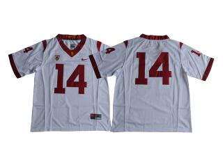 2017 New USC Trojans 14 Sam Darnold College Limited Football Jersey White