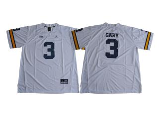 2017 Jordan Brand Michigan Wolverines 3 Rashan Gary College Limited Football Jersey White