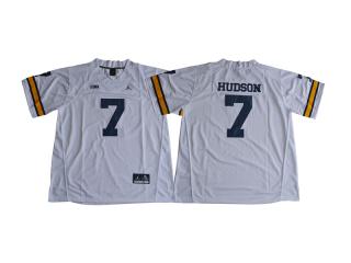 2017 Jordan Brand Michigan Wolverines 7 Khaleke Hudson College Limited Football Jersey White