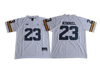 2017 Jordan Brand Michigan Wolverines 23 Tyree Kinnel College Limited Football Jersey White