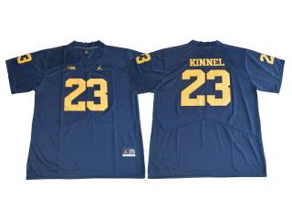 2017 Jordan Brand Michigan Wolverines 23 Tyree Kinnel College Limited Football Jersey Navy Blue