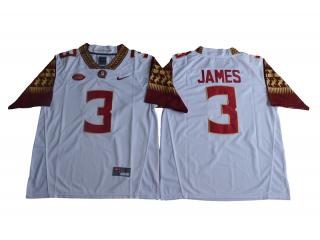 2017 New Florida State Seminoles 3 Derwin James College Limited Football Jersey White