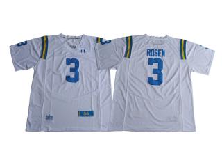 2017 New UCLA Bruins 3 Josh Rosen College Limited Football Jersey White