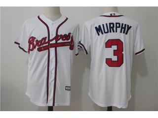 Atlanta Braves 3 Dale Murphy Baseball Jersey White