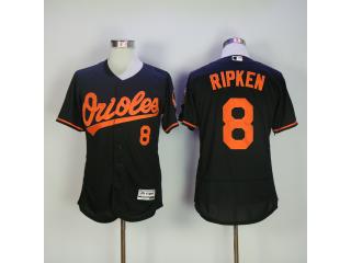 Baltimore Orioles 8 Cal Ripken Flexbase Baseball Jersey Black