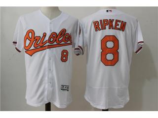 Baltimore Orioles 8 Cal Ripken Flexbase Baseball Jersey White