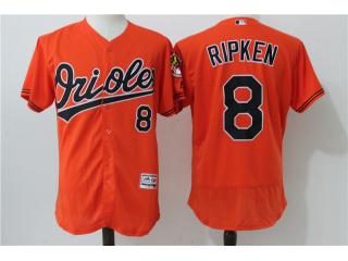 Baltimore Orioles 8 Cal Ripken Flexbase Baseball Jersey Orange