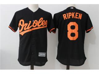 Baltimore Orioles 8 Cal Ripken Baseball Jersey Black