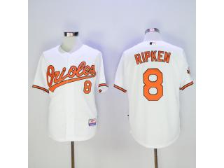 Baltimore Orioles 8 Cal Ripken Baseball Jersey White