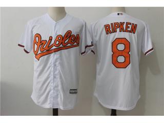 Baltimore Orioles 8 Cal Ripken Baseball Jersey White