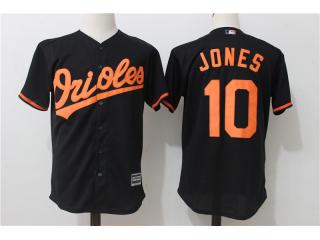 Baltimore Orioles 10 Adam Jones Baseball Jersey Black