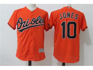 Baltimore Orioles 10 Adam Jones Baseball Jersey Orange
