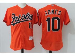 Baltimore Orioles 10 Adam Jones Baseball Jersey Orange RetroBaltimore Flexbase