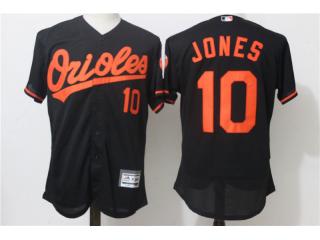 Baltimore Orioles 10 Adam Jones Flexbase Baseball Jersey Black