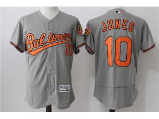 Baltimore Orioles 10 Adam Jones Flexbase Baseball Jersey Gray