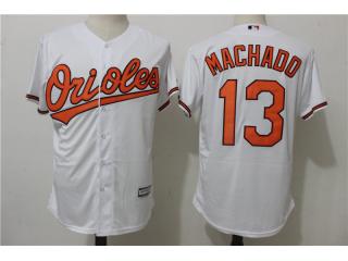 Baltimore Orioles 13 Manny Machado Baseball Jersey White