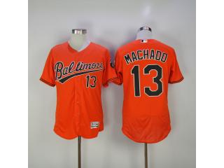 Baltimore Orioles 13 Manny Machado Flexbase Baseball Jersey Orange
