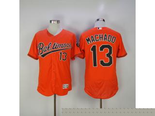 Baltimore Orioles 13 Manny Machado Flexbase Baseball Jersey Orange