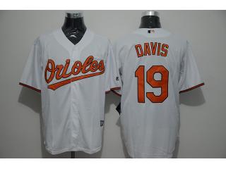 Baltimore Orioles 19 Chris Davis Baseball Jersey White