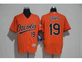 Baltimore Orioles 19 Chris Davis Flexbase Baseball Jersey Orange