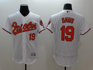 Baltimore Orioles 19 Chris Davis Flexbase Baseball Jersey White