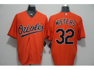 Baltimore Orioles 32 Matt Wieters Baseball Jersey Orange