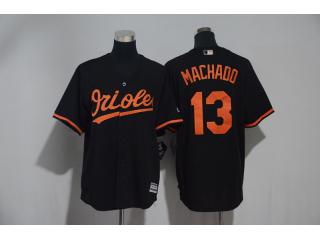 Youth Baltimore Orioles 13 Manny Machado Baseball Jersey Black