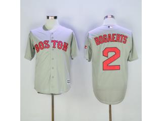 Boston Red Sox 2 Xander Bogaerts Baseball Jersey Gray