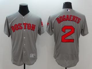 Boston Red Sox 2 Xander Bogaerts Flexbase Baseball Jersey Gray