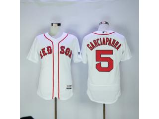 Boston Red Sox 5 Nomar Garciaparra Flexbase Baseball Jersey White