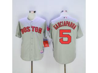 Boston Red Sox 5 Nomar Garciaparra Baseball Jersey Gray 1