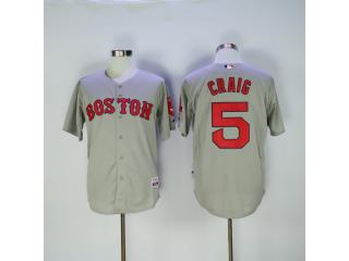Boston Red Sox 5 Allen Craig Baseball Jersey Gray 1