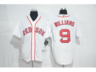 Boston Red Sox 9 Ted Williams Baseball Jersey White