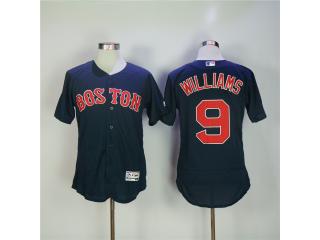 Boston Red Sox 9 Ted Williams Flexbase Baseball JerseyBoston Jersey Navy Blue