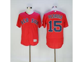 Boston Red Sox 15 Dustin Pedroia Flexbase Baseball Jersey