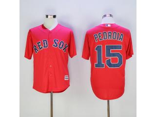 Boston Red Sox 15 Dustin Pedroia Baseball Jersey