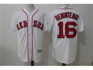 Boston Red Sox 16 Andrew Benintend Baseball Jersey White